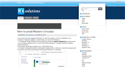 Desktop Screenshot of itcsolutions.eu